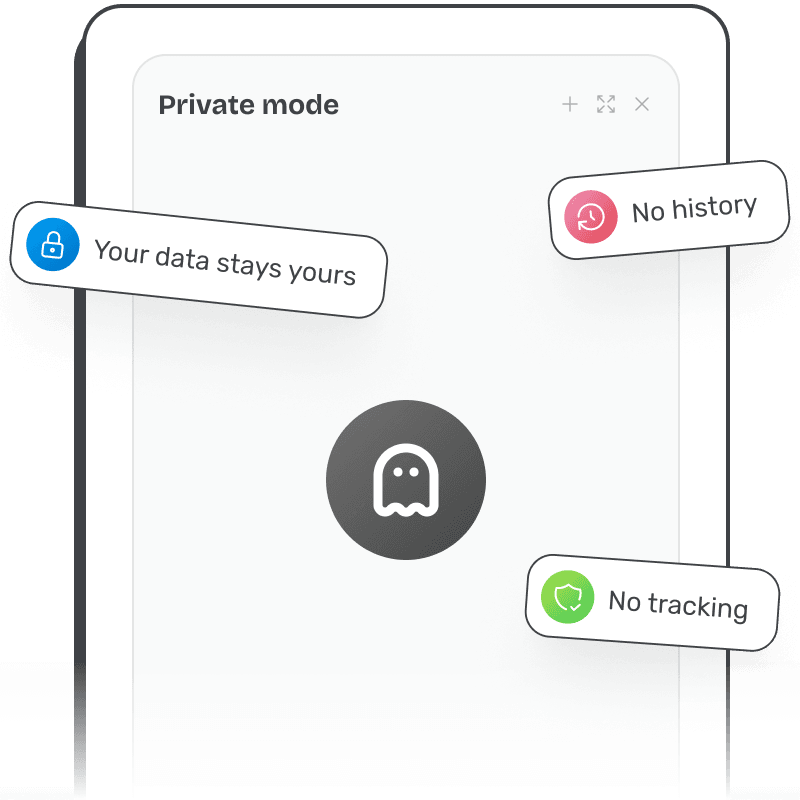 Private mode, shortcuts and chat import