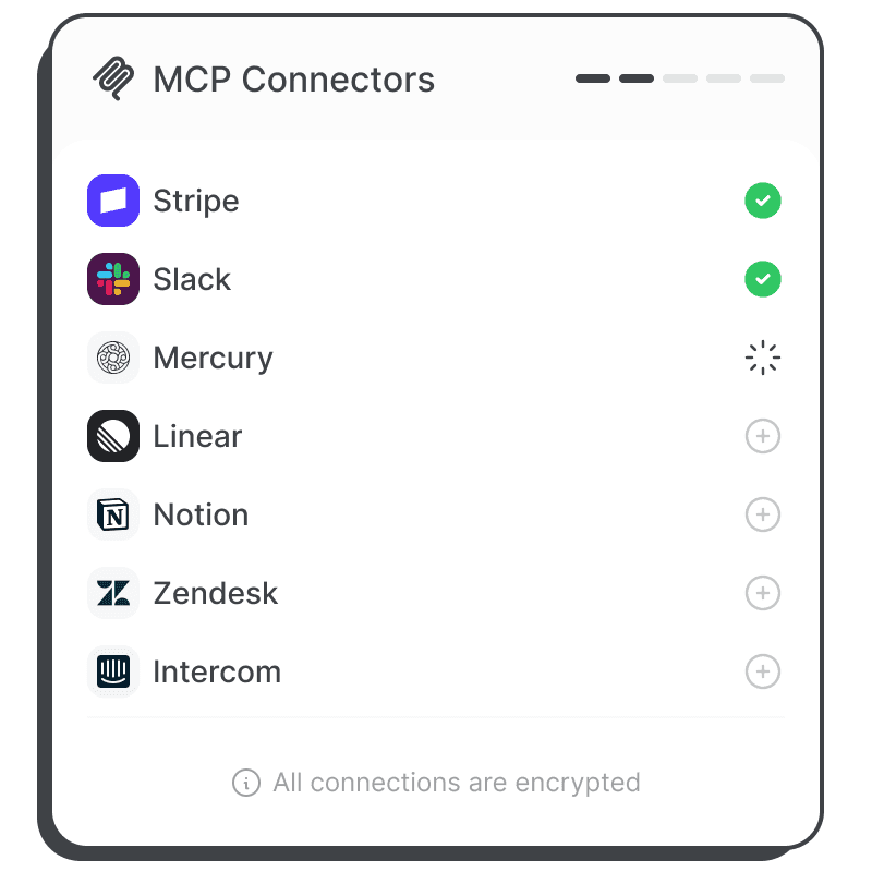 487 ready-made connectors, imported in a few clicks