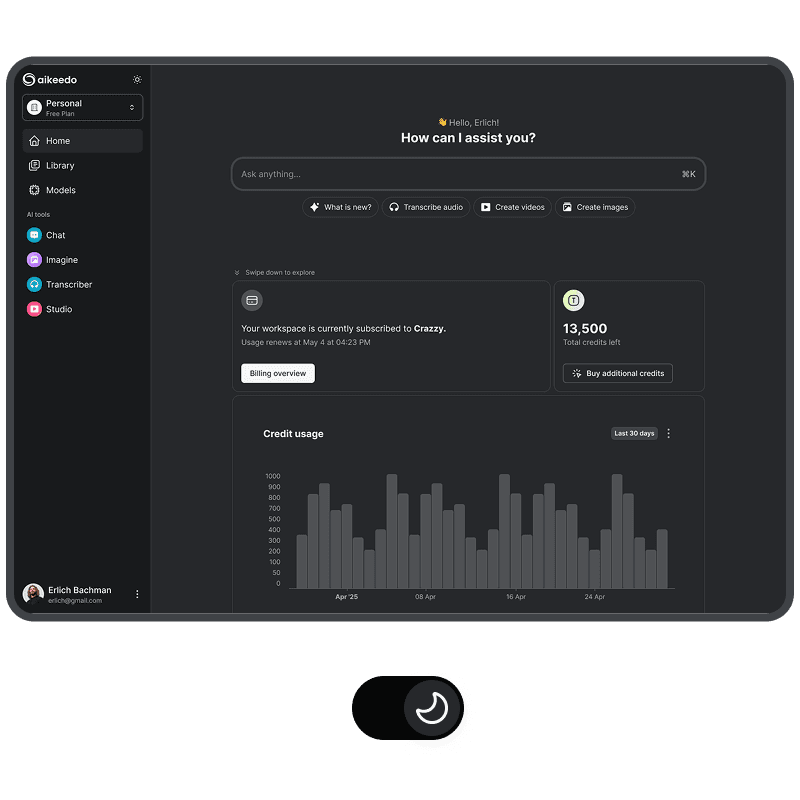 Dark mode