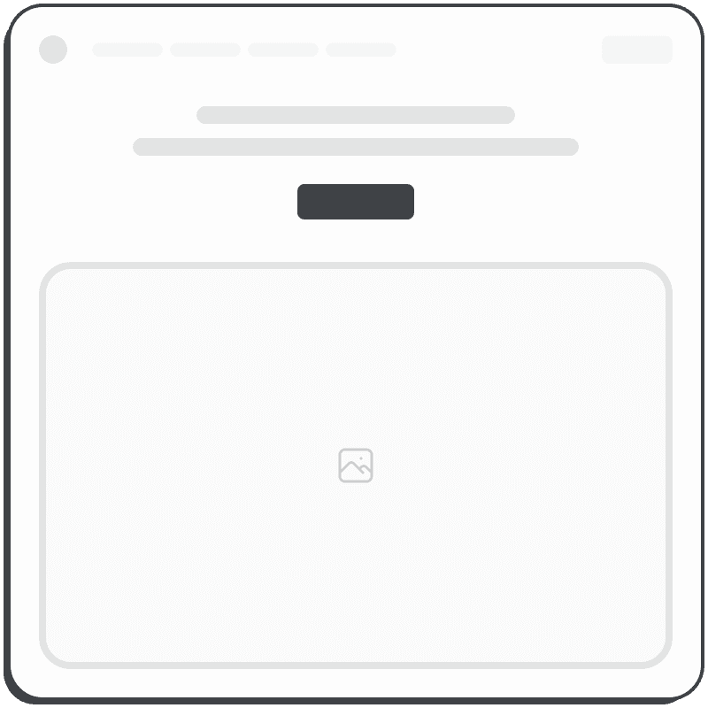 Optional landing page