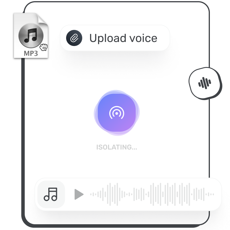 Voice isolator