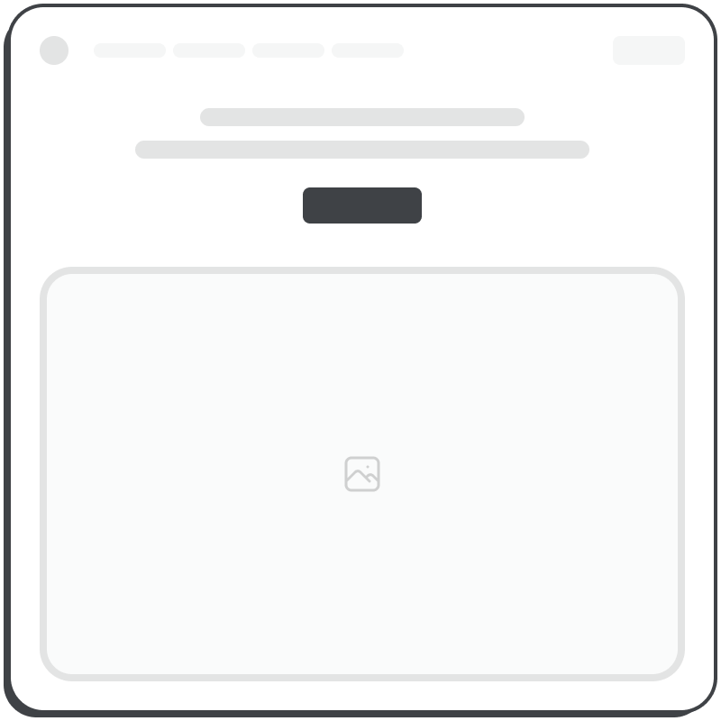 Optional landing page